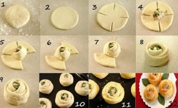 Как сформировать булочки: 7 вариантов красивой выпечки - «Рецепты советы»