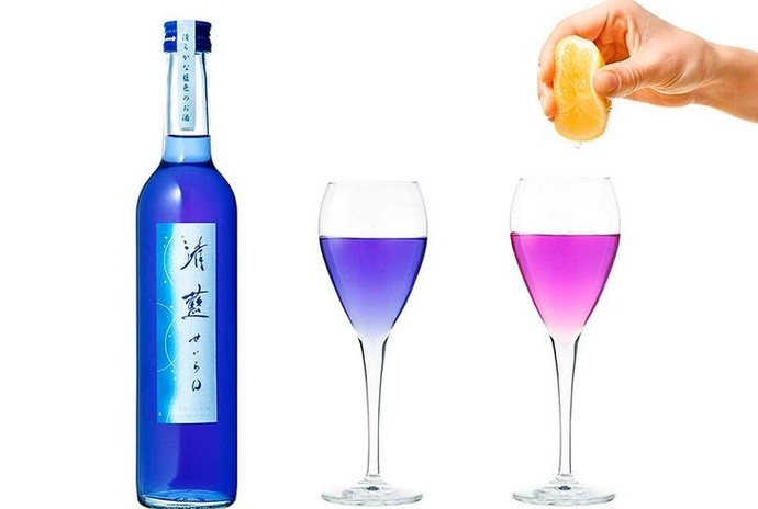 В Японії випустили синє саке - «Советы Хозяйке»