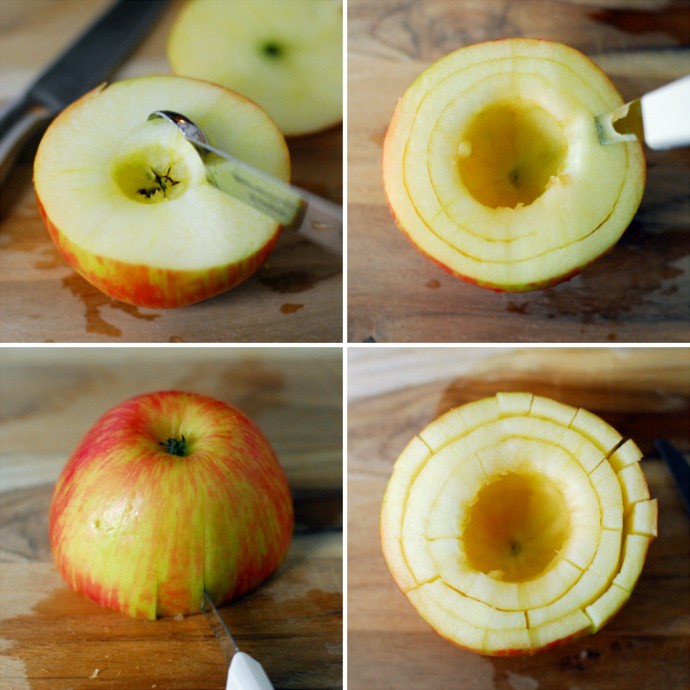 Запеченные яблоки с ириской - «Рецепты советы»