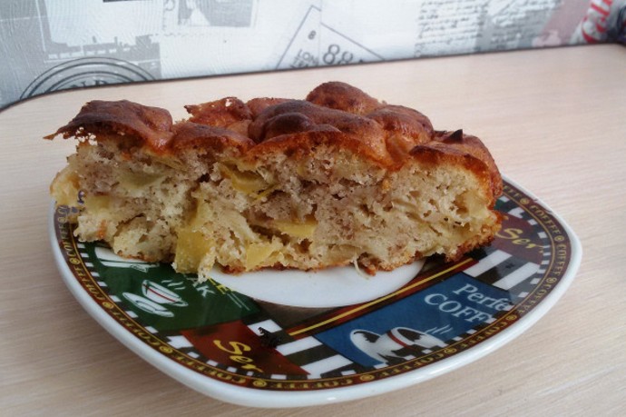 Что приготовить на десерт: быстрый яблочный пирог - «Советы Хозяйке»