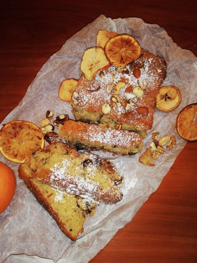 Что приготовить на десерт: кекс с сухофруктами и орехами - «Советы Хозяйке»