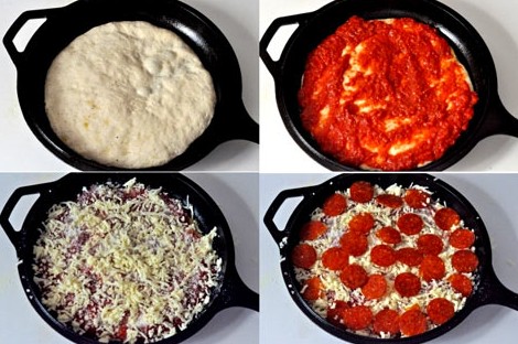 День Святого Валентина: быстрая пицца на сковороде - «Рецепты советы»