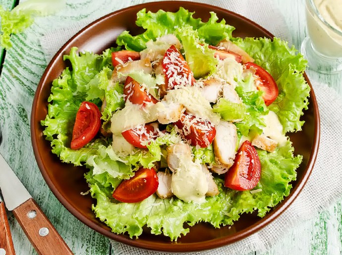 Классический салат Цезарь - «Рецепты советы»