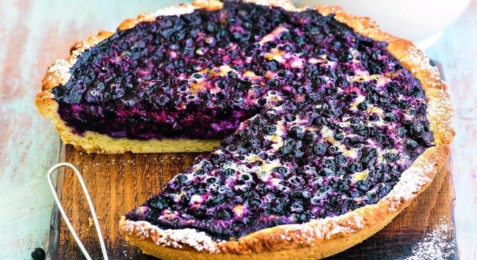 Легкий черничный пирог по рецепту финских хозяюшек - «Рецепты советы»
