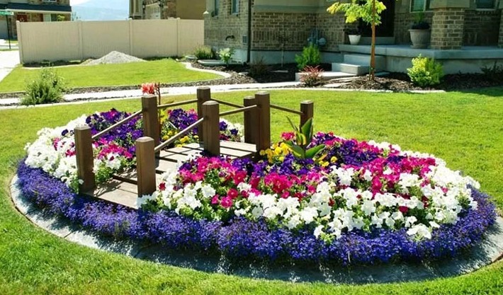 Как оформить цветник на участке и сделать его автополив? на сайте Недвио - «Сад и огород»