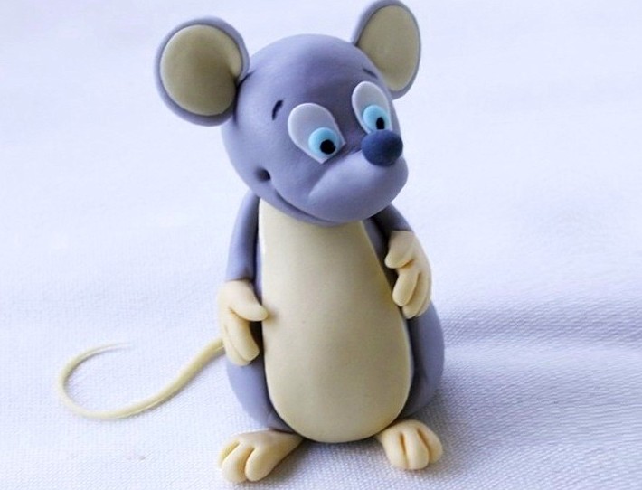 Мышка из полимерной глины - «Поделки»