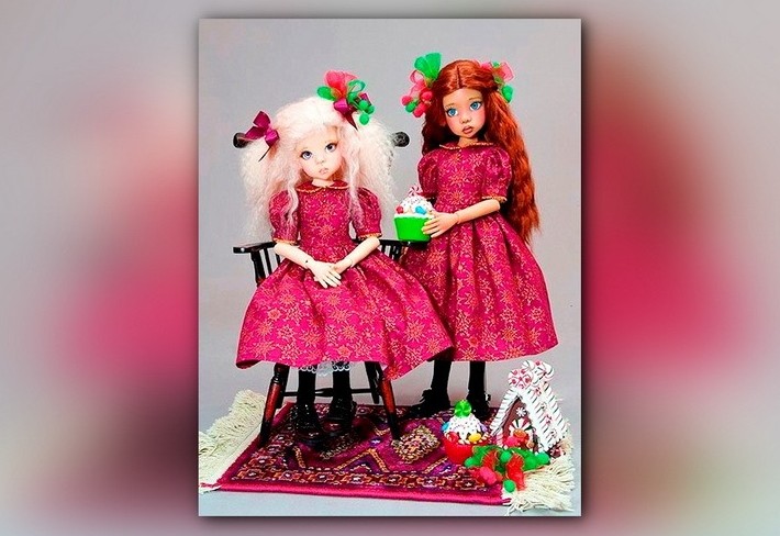 Платье для куклы - «Поделки»