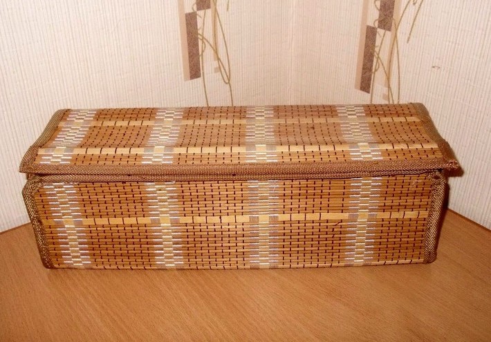 Шкатулка из бамбуковой салфетки - «Поделки»